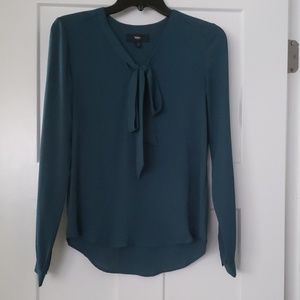 Mossimo XS turquoise blouse